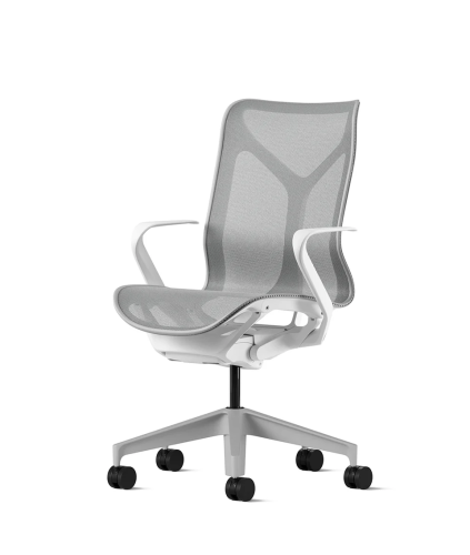 Кресло Herman Miller Cosm, средняя спинка, цвет Mineral, нерегулируемые подлокотники