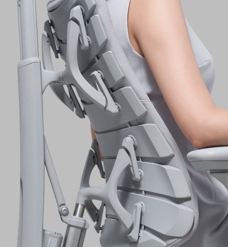 Кресло LiberNovo Omni Dynamic OC1 Space Grey, 48 см, глобальная версия, с подставкой под ноги