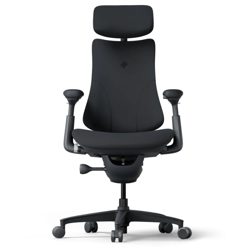 Кресло LiberNovo Omni Dynamic OC1 Midnight Black, 45 см, глобальная версия, с подставкой под ноги
