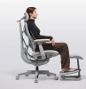 Кресло LiberNovo Omni Dynamic OC1 Space Grey, 48 см, глобальная версия, с подставкой под ноги