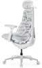 Кресло LiberNovo OC1 PRO Glacier White, 45 см, глобальная версия, с подставкой под ноги