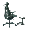Кресло LiberNovo Omni Dynamic OC1 Moss Green, 48 см, глобальная версия, с подставкой под ноги