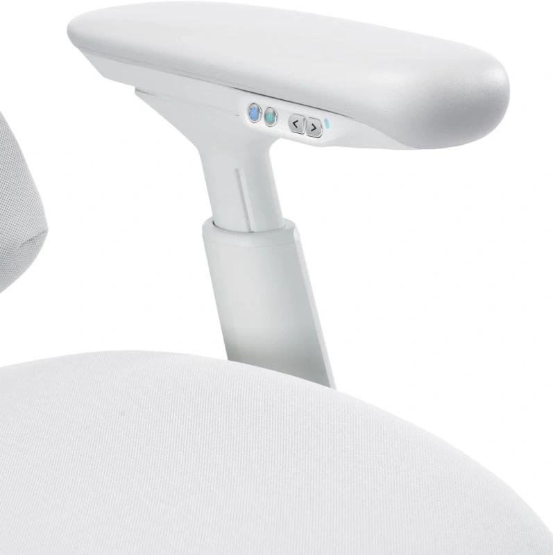 Кресло LiberNovo OC1 PRO Glacier White, 45 см, глобальная версия, с подставкой под ноги