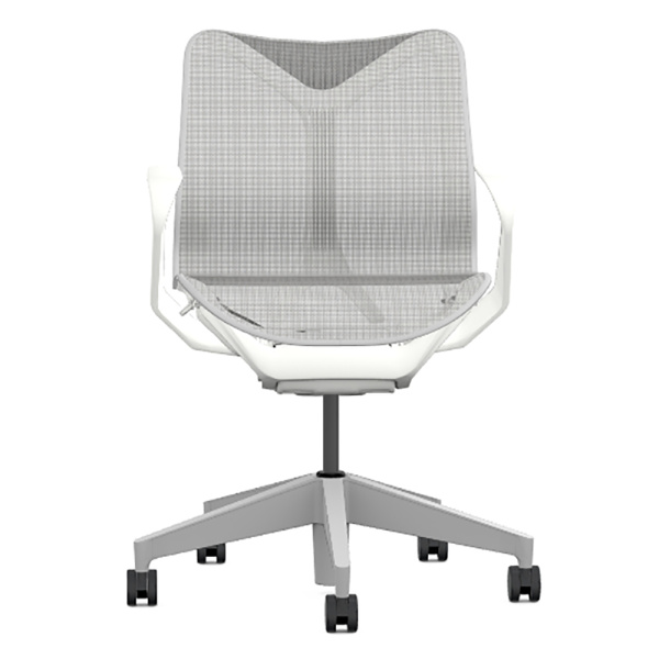 Кресло Herman Miller Cosm, низкая спинка, цвет Mineral, нерегулируемые подлокотники