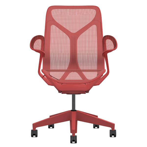 Кресло Herman Miller Cosm, средняя спинка, цвет Canyon, подлокотники «лепестки» (Leaf)